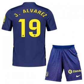 Fotbalový Komplet Atlético Madrid J. Alvarez 19 Dětské Venkovní 2025-26 Krátký Rukáv (+ trenýrky)